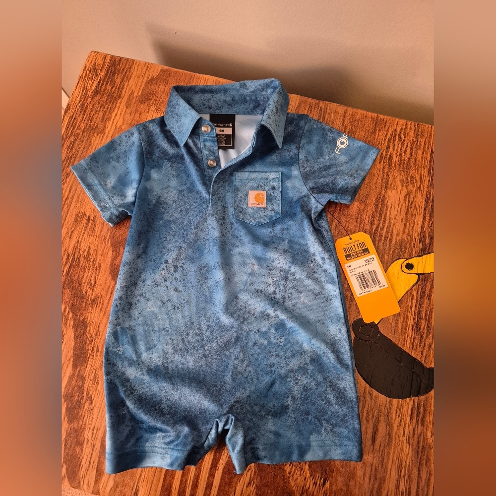 Carhartt Infant Blue Romper
